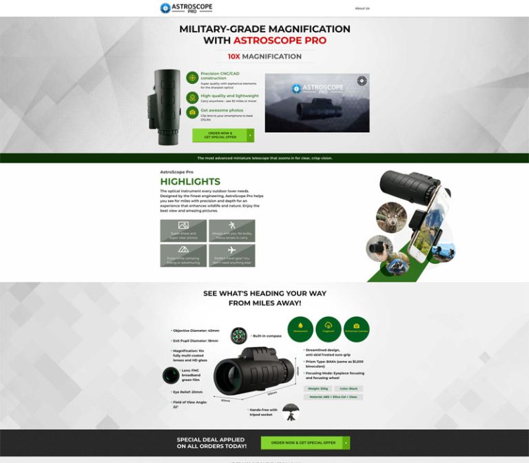 AstroScope Pro Interstitial